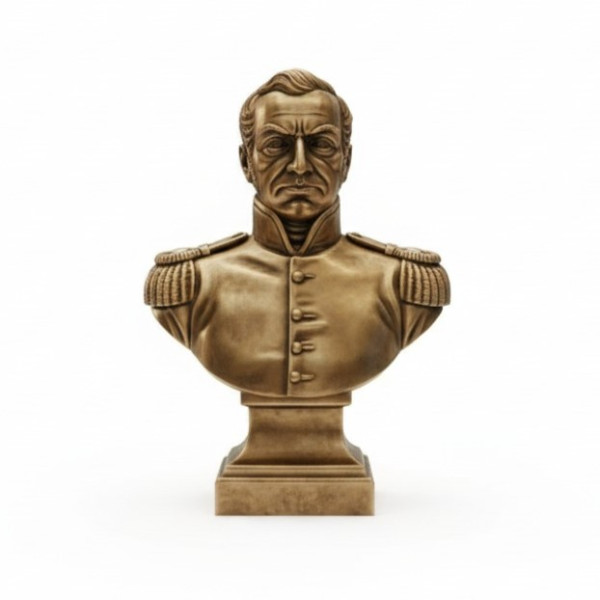 Jose de San Martin Bust for 3D print 3D 프린트 모델 .c4d .max .obj .3ds .fbx .stl .blend