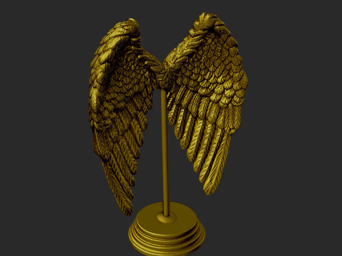 Decorative sculpture of Angel Wings 3D 打印模型