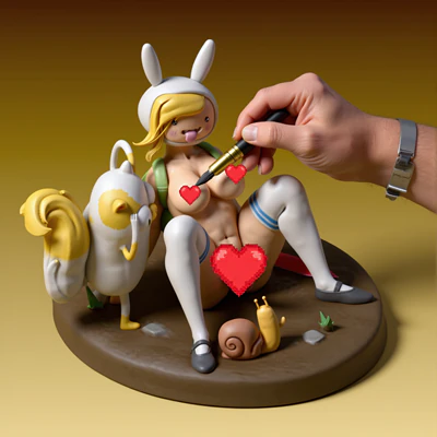 Fionna Campbell figurines 3D Print Model .c4d .max .obj .3ds .fbx .stl .blend 