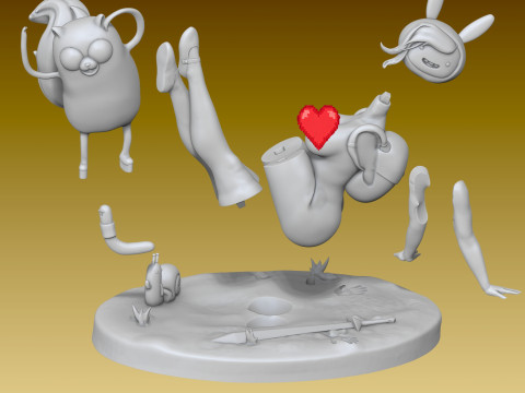 Fionna Campbell figurines 3D प्रिंट मॉडल