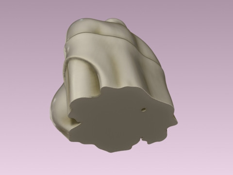 Decorative art woman bust Planter 3D Print Model