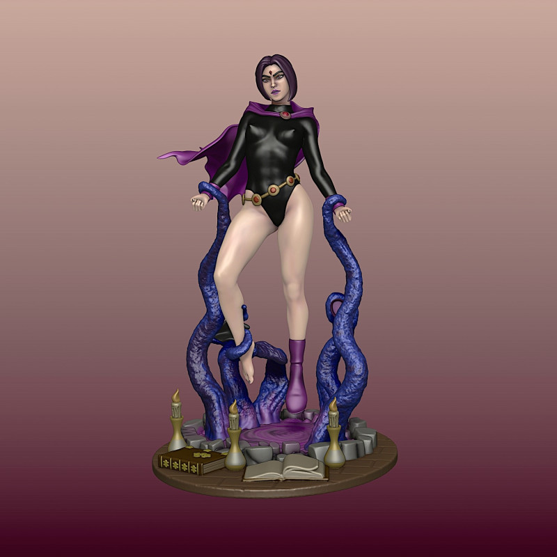 Raven 3d printable figurine 3D Принт Модель .c4d .max .obj .3ds .fbx .stl .blend