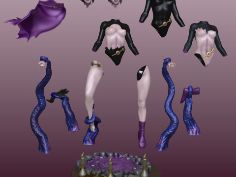 Raven 3d printable figurine 3D Принт Модель