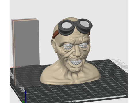 Oculodon the Soul Eater 3D Printed Horror Bust 3Dプリントモデル
