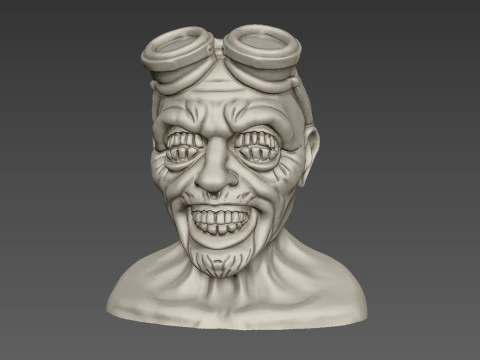 Oculodon the Soul Eater 3D Printed Horror Bust 3D Print Model