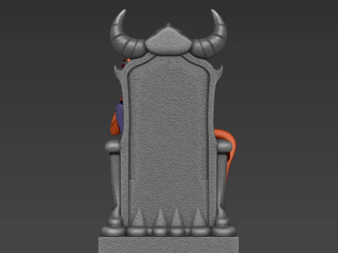 Raven Daemon Queen Figurine for 3d print 3D Print Model