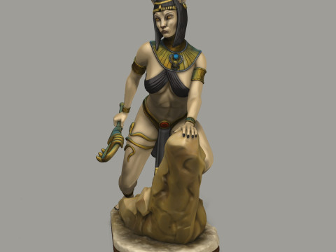 of the Egyptian goddess Bastet 3D printmodel