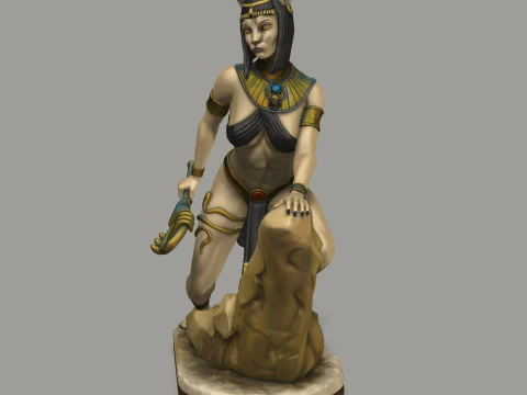 van de Egyptische godin Bastet 3D printmodel
