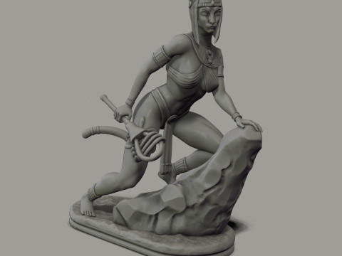 of the Egyptian goddess Bastet 3D printmodel