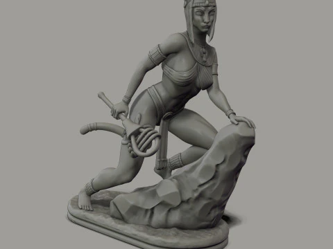 van de Egyptische godin Bastet 3D printmodel