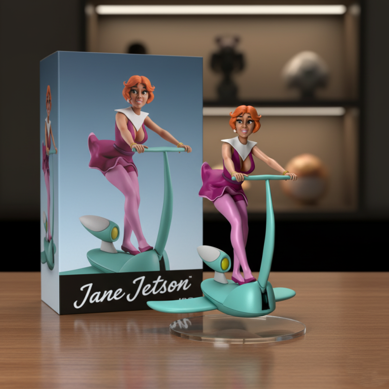 Jane Jetson figure for 3D printing and painting Model Cetak 3D .c4d .max .obj .3ds .fbx .stl .blend