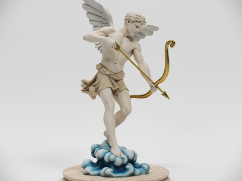 इरोज की मूर्ति प्रेम का यूनानी देवता है 3D प्रिंट मॉडल