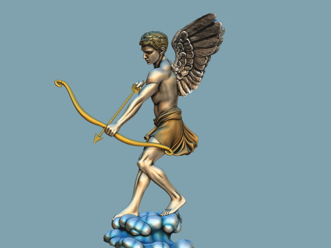 इरोज की मूर्ति प्रेम का यूनानी देवता है 3D प्रिंट मॉडल