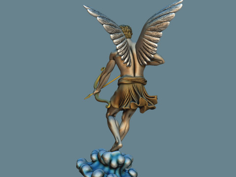 इरोज की मूर्ति प्रेम का यूनानी देवता है 3D प्रिंट मॉडल