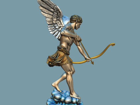 इरोज की मूर्ति प्रेम का यूनानी देवता है 3D प्रिंट मॉडल