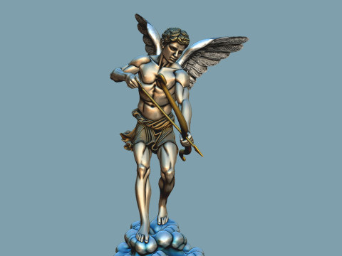 इरोज की मूर्ति प्रेम का यूनानी देवता है 3D प्रिंट मॉडल