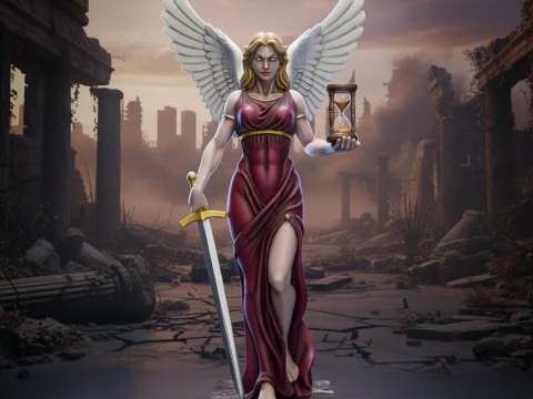 Nemesis is the Greek goddess of revenge and retributive justice 3D Print Model