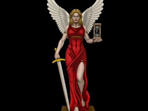 Nemesis is the Greek goddess of revenge and retributive justice 3D Print Model