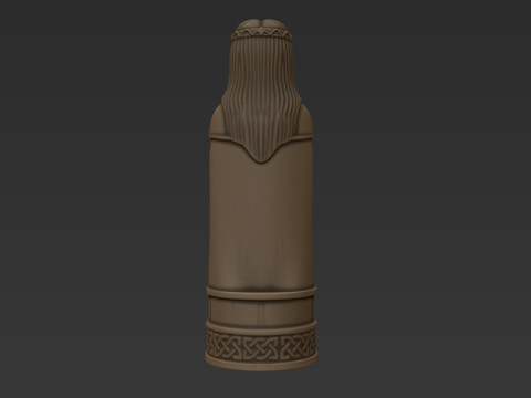 女神布里吉德雕像低支撑 FDM STL 3D 打印模型