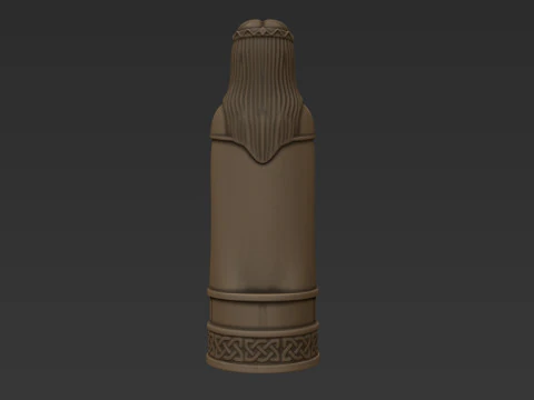 Goddess Brigid Figurine Low Support FDM STL 3D Print Model