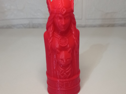 FDM 3D 프린팅을 위한 북유럽 여신 프레야 조각상 STL 3D 프린트 모델
