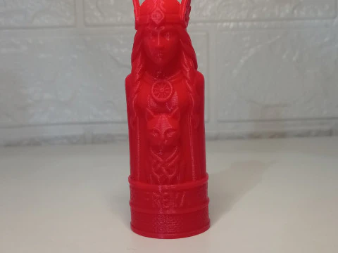 एफडीएम 3डी प्रिंटिंग के लिए नॉर्डिक देवी फ्रेया मूर्ति एसटीएल 3D प्रिंट मॉडल