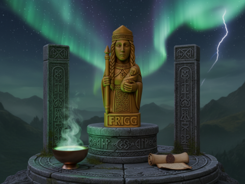 阿斯加德弗里格女王雕像 - 用于 FDM 打印的 3D STL 模型 3D 打印模型