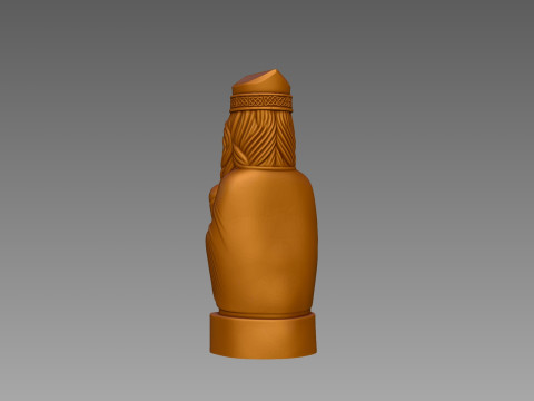 Posąg Frigg, królowej Asgardu - model 3D STL do druku FDM Model do druku 3D