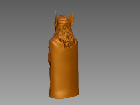 FDM 인쇄용 Thor Mjolnir 동상 3D STL 모델 3D 프린트 모델