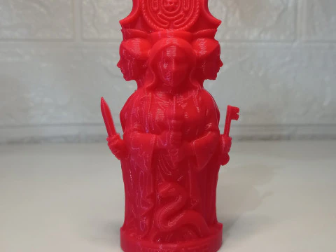 मुद्रण के लिए जादू और चौराहे की ट्रिपल देवी 3D प्रिंट मॉडल