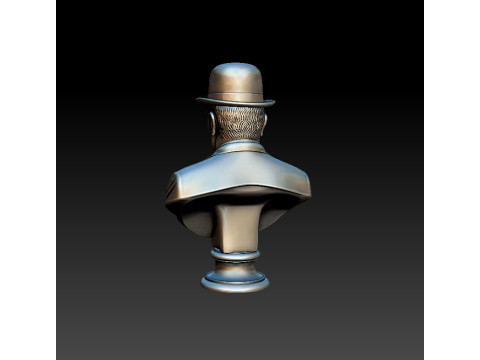 Hipolito Yrigoyen'in Basım Amaçlı Büstü 3D Baskı Modeli