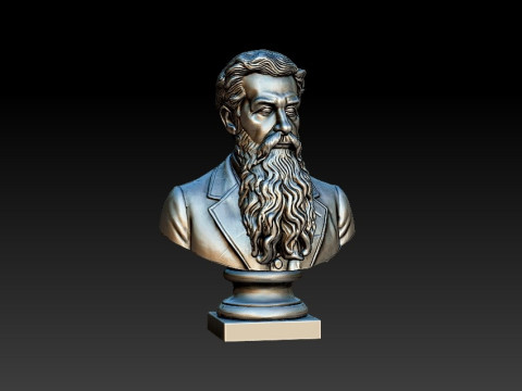 एसटीएल प्रिंटिंग के लिए लिएंड्रो एन एलेम 3डी मूर्तिकला की प्रतिमा 3D प्रिंट मॉडल