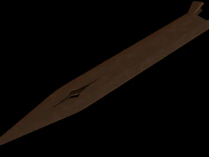 pbr beginner elf sword ms game ready 3D Model