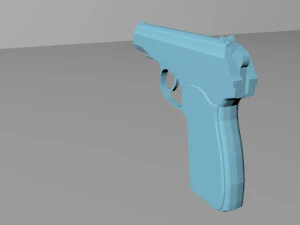 pistola Modello 3D