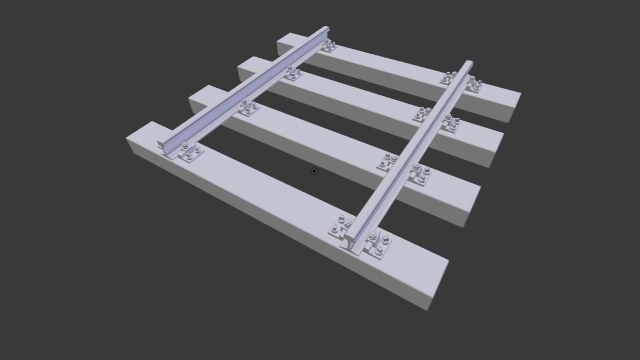 piece of rail Model Cetak 3D .c4d .max .obj .3ds .fbx .stl .blend 