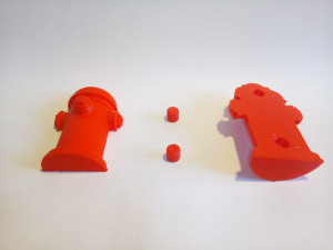fingerboard fire hydrant 3Dプリントモデル
