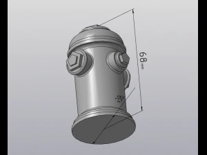 fingerboard fire hydrant 3D Print Model