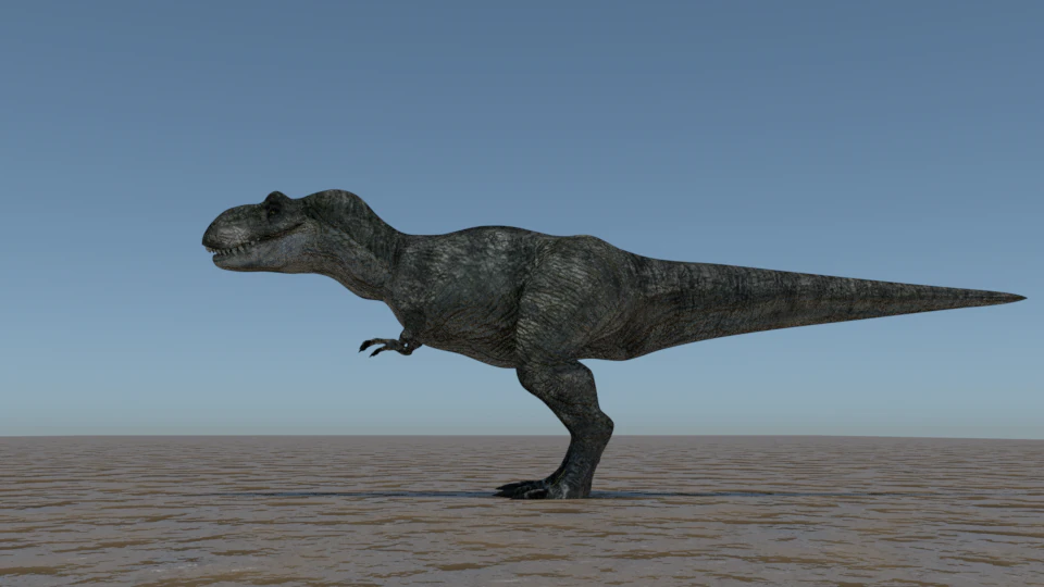 jurassic park t-rex 3D Model .c4d .max .obj .3ds .fbx .stl .blend