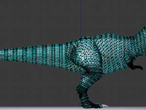 jurassic park t-rex 3D मॉडल