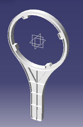 water filter handle 3Dモデル .c4d .max .obj .3ds .fbx .stl .blend 