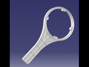 water filter handle 3Dモデル
