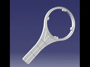 water filter handle 3D Model