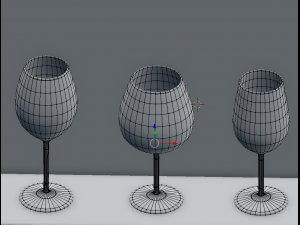 wine glass Modelo 3D