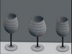 wine glass 3D Model