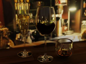 wine glass 3D Model