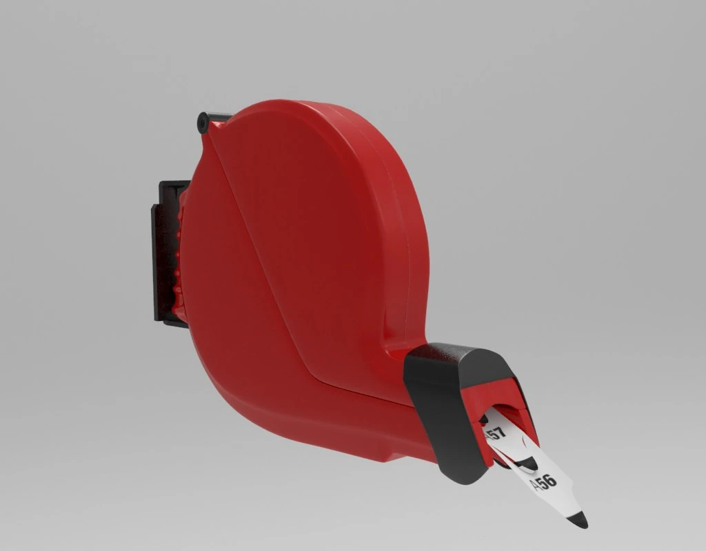ticket dispenser 3D Model .c4d .max .obj .3ds .fbx .stl .blend 