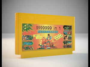 famicom cartridge 3D Model