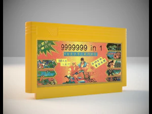Cartucho Famicom Modelo 3D