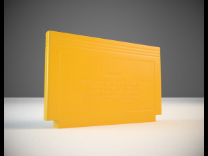 famicom cartridge 3D Model