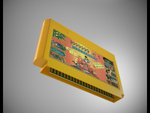 famicom cartridge 3D Model